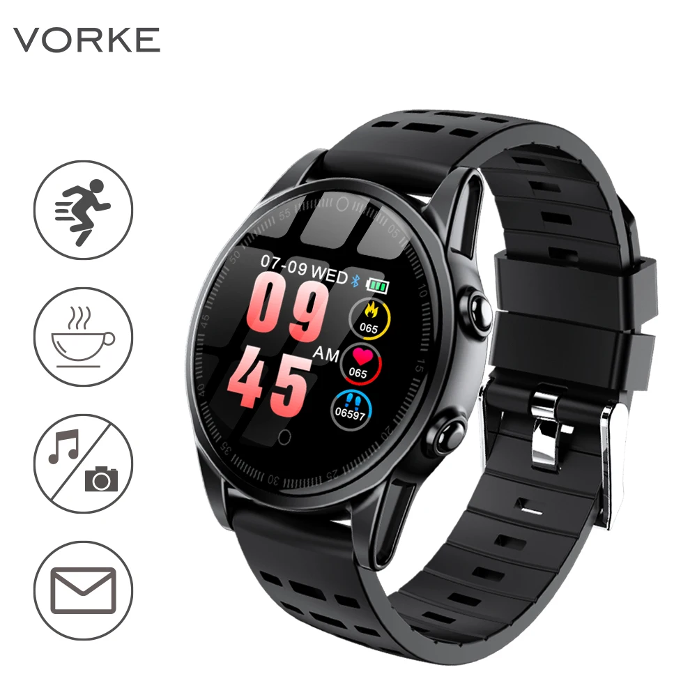 Vorke VK8 Pametno Gledati Bluetooth 1.22 palcev Zaslon na Dotik Dejavnosti Fitnes Tracker Smart Band za Vse Pametne telefone, PK V11