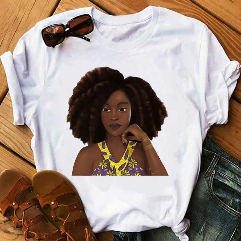 Vrhovi črna ženska t-shirt gothic letnik african american tshirt ženske poletne obleke t shirt estetske ulične dropshipping