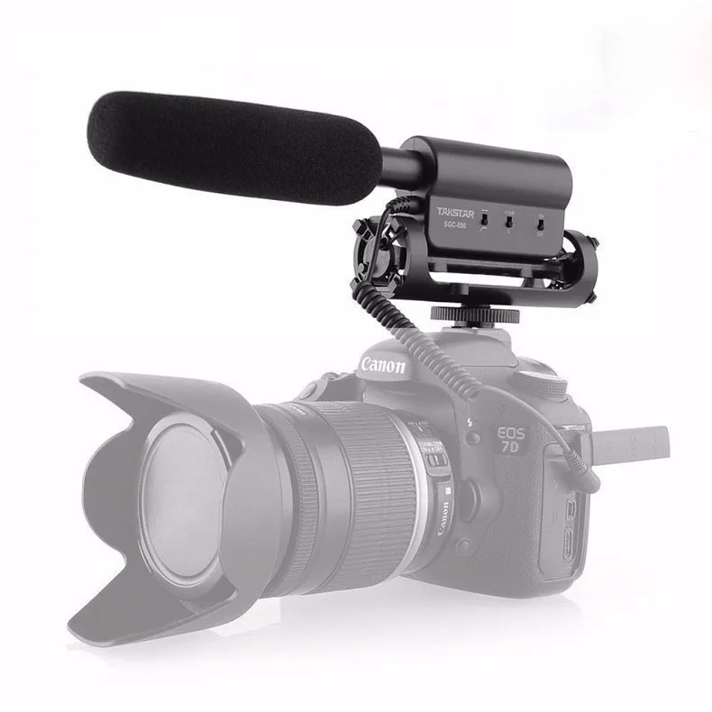 Vrhunska Takstar SGC-598 DV kamero SLR slog mikrofon Zunanji mikrofon za fotograranje intervju