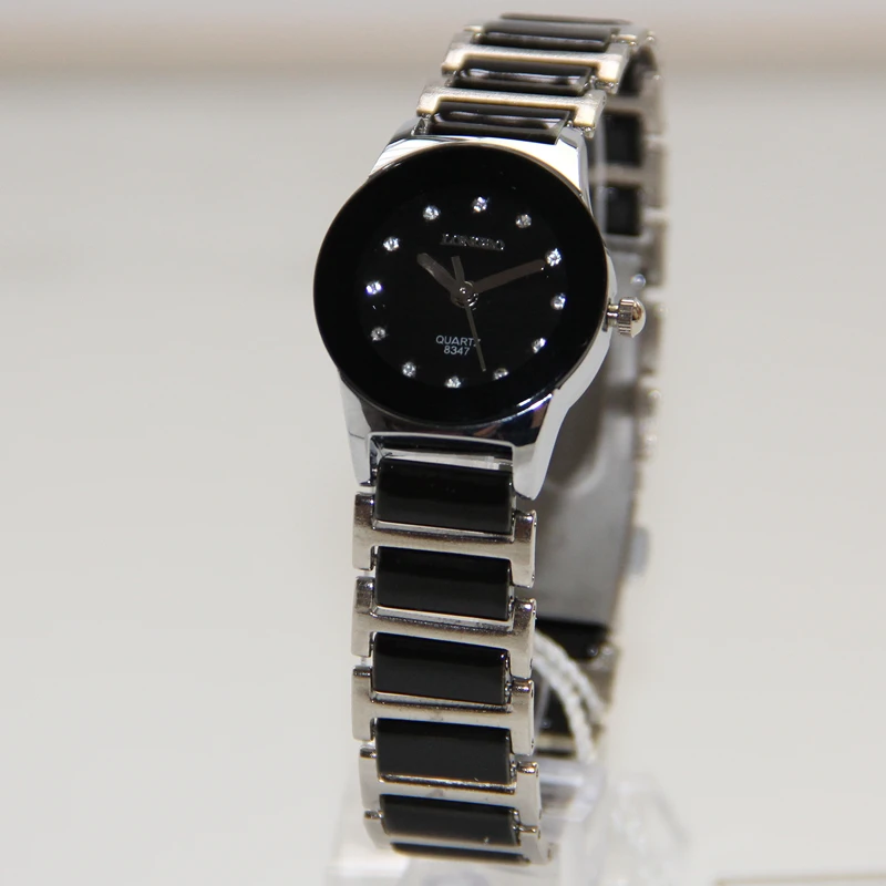 Vrhunska ženske lepe komercialne ure quartz ura Bela Črna keramična watch lady novo LONGBO blagovne Znamke Dar zapestne ure