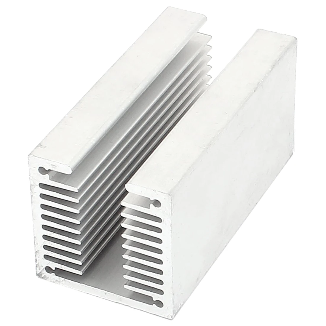 Vroče-1 x srebrno-aluminijasti radiator U 80 * 40 * 40 mm