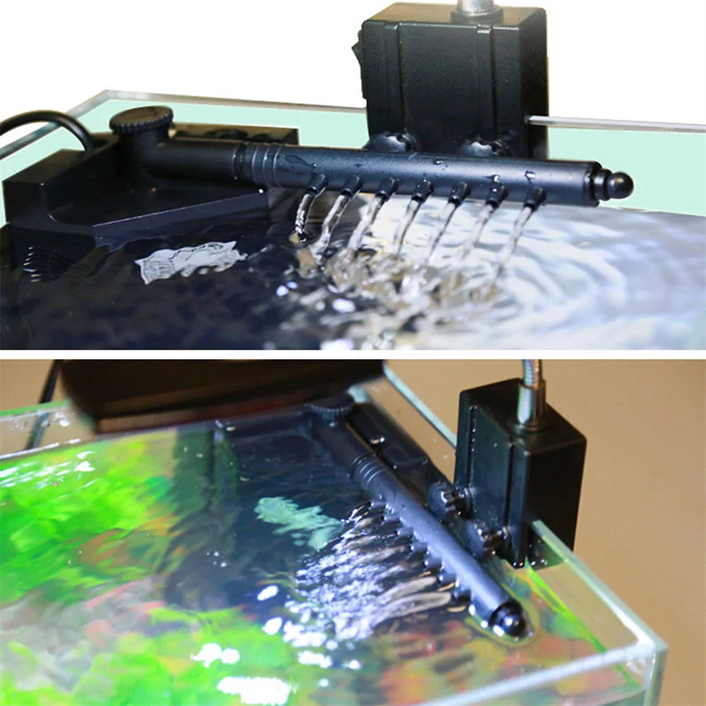 VROČE Akvarij Filter Črpalka Plastičnih Izključi Notranji Kotiček Fish Tank Vode, Črpalke EU Plug TI99