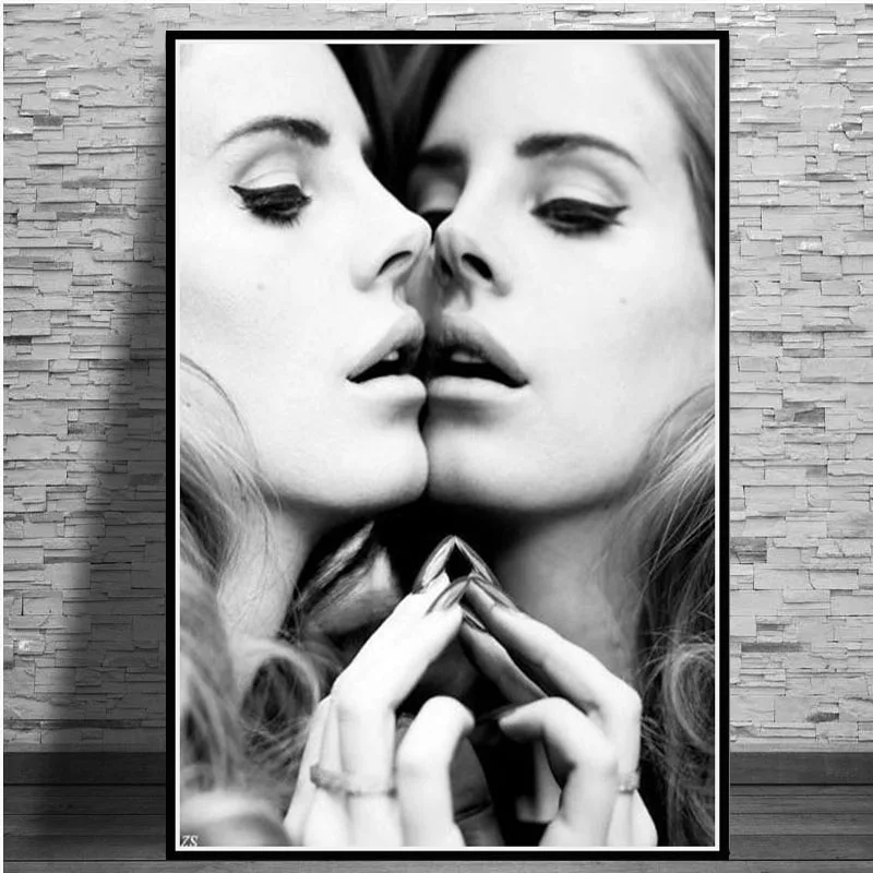 Vroče Lana Del Rey Dušo Pop Glasbe, Pevka In Model, Star Plakat Natisne Umetniško Platno Oljna Slika, Stenske Slike Za Dnevni Sobi Doma Dekor