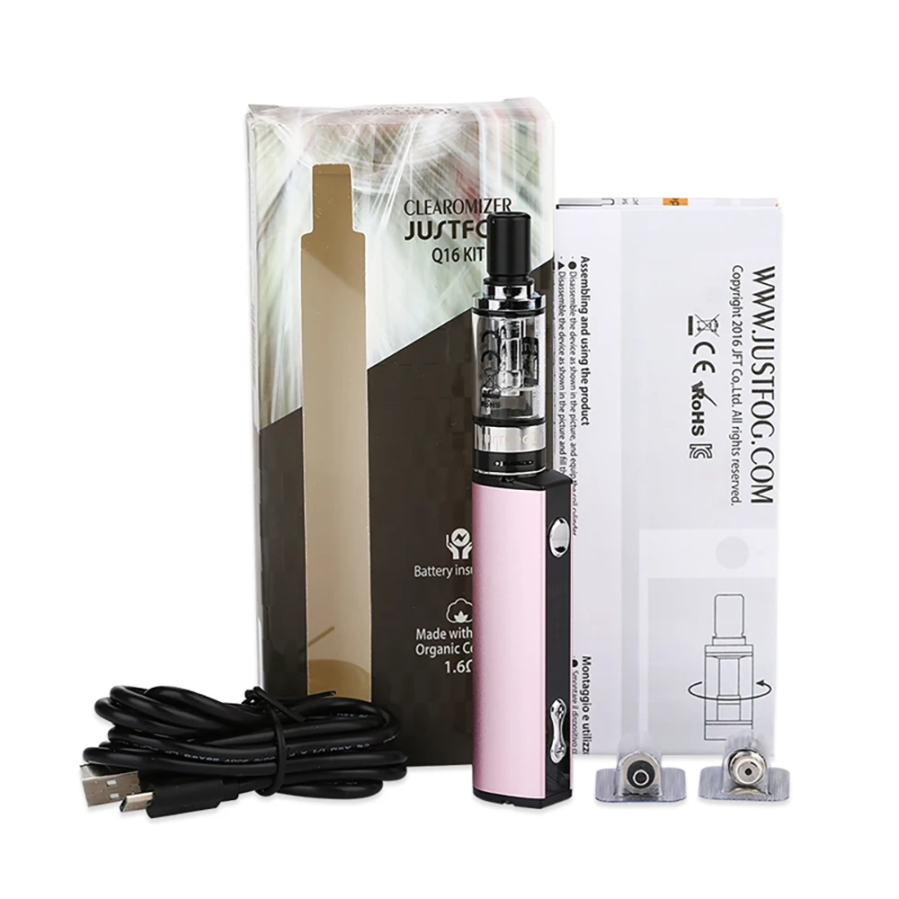Vroče Prodaje Original JUSTFOG V16 Vs JUSTFOG V16 Pro Starter Kit z 900mAh Baterije 1.9 ml Tank E-cigareta Vape Kit Vs MINIFIT