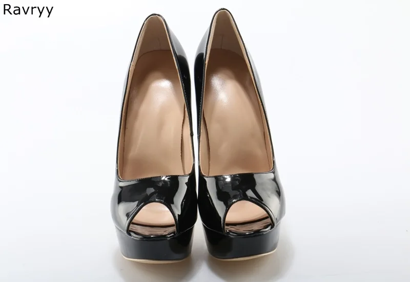 Vroče Prodaje črni barvi ženska visoke pete peep toe platforma petah žensko obleko čevlje stiletto črpalke OL iz ustreza eleganten stranka čevlji