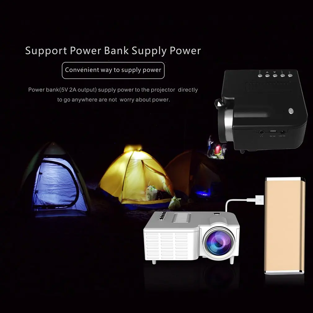 Vroče UC28B+ Home Projektor HD Projekcija Mini LED Projektor za Domači Kino Zabava Mini Mini Prenosni 1080P ONLENY