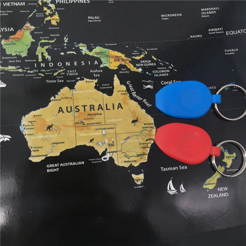 Vroče! Velika Velikost Ustvarjalne Nič Zemljevidu Sveta Nacionalne Zastave Geografija Steni Plakat Nalepke Visi Slikarstvo Soba Dekor 58X83 CM
