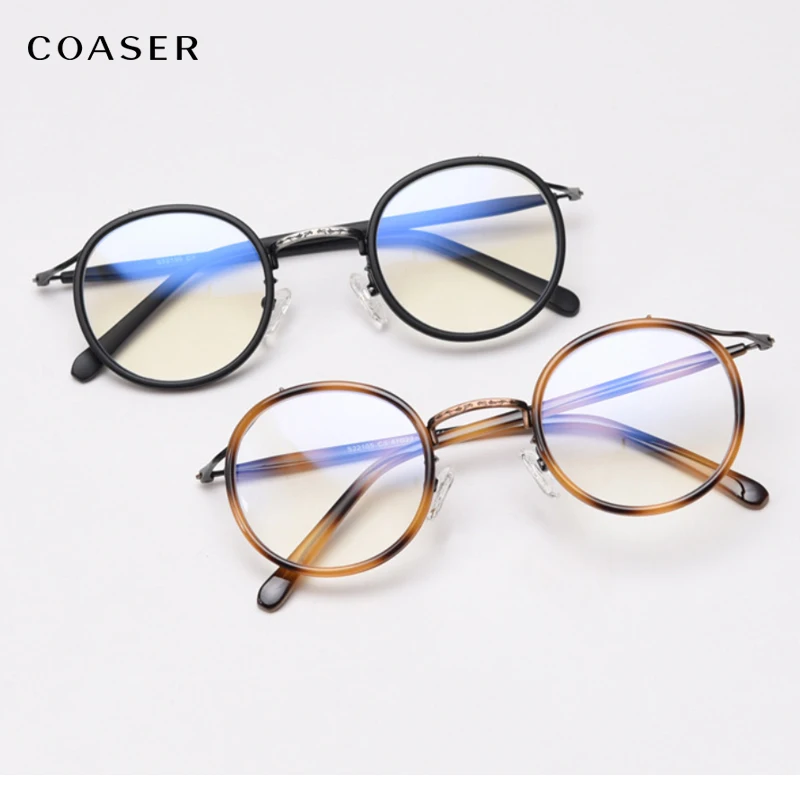 VROČE Vintage stil Očal Okvir Ženske TR90 Veliki Krog modnih Okvirjev Moških Optični Recept Očala Sončna Očala