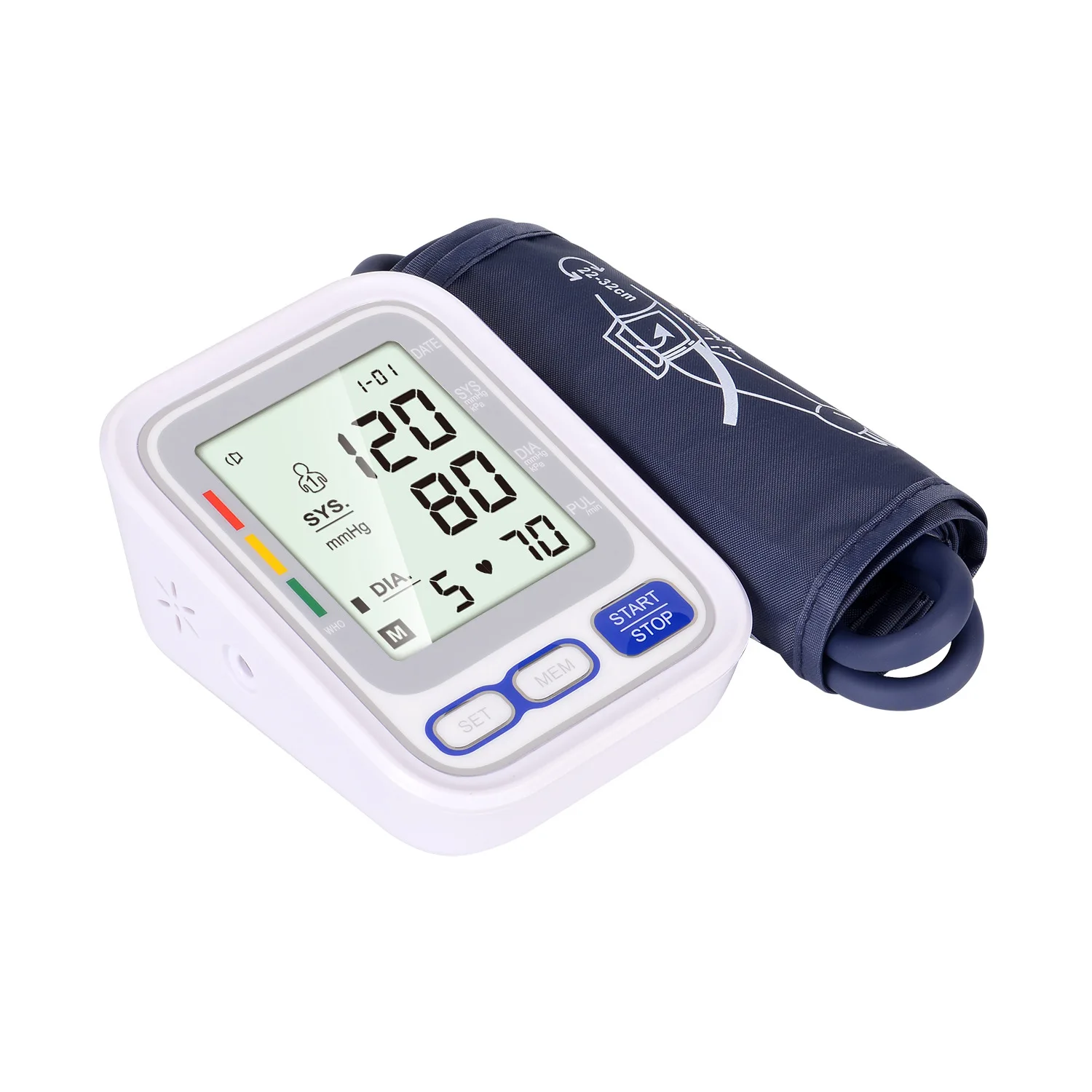 Vroče Zdravstvene Nege na Domu, Digitalni Lcd nadlaket Krvni Tlak Spremlja Srčni Utrip Meter Pralni Tonometer za Merjenje Samodejno