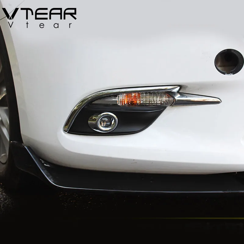 Vtear Za Mazda 3 hatchback limuzina Axela 2017-2019 Sprednje Luči za Meglo obrvi Trakovi trim kritje Zunanji okrasni dodatki