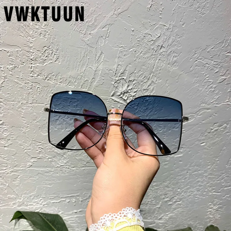 VWKTUUN sončna Očala Ženske 2020 Kvadratnih Očala UV400 Sunglasess Vožnje Voznika Točk Prevelik Odtenkih za Ženske, sončna očala