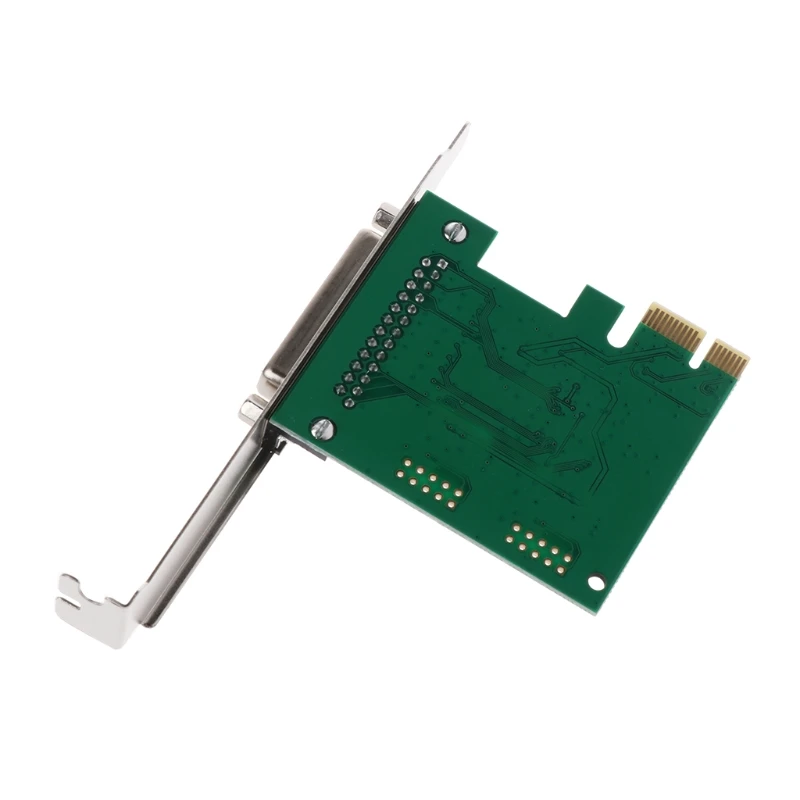 Vzporedna Vrata DB25 25Pin LPT Tiskalnik PCI-E Express Card Adapter Pretvornik