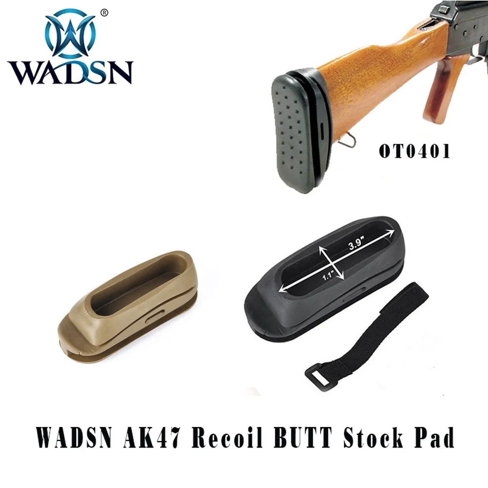 WADSN Airsoft Taktično Shockproof Gume AK Parka Pad AK47 Recoil RIT Paintball Softair Puško, Pištolo Lovski Pribor WOT0401