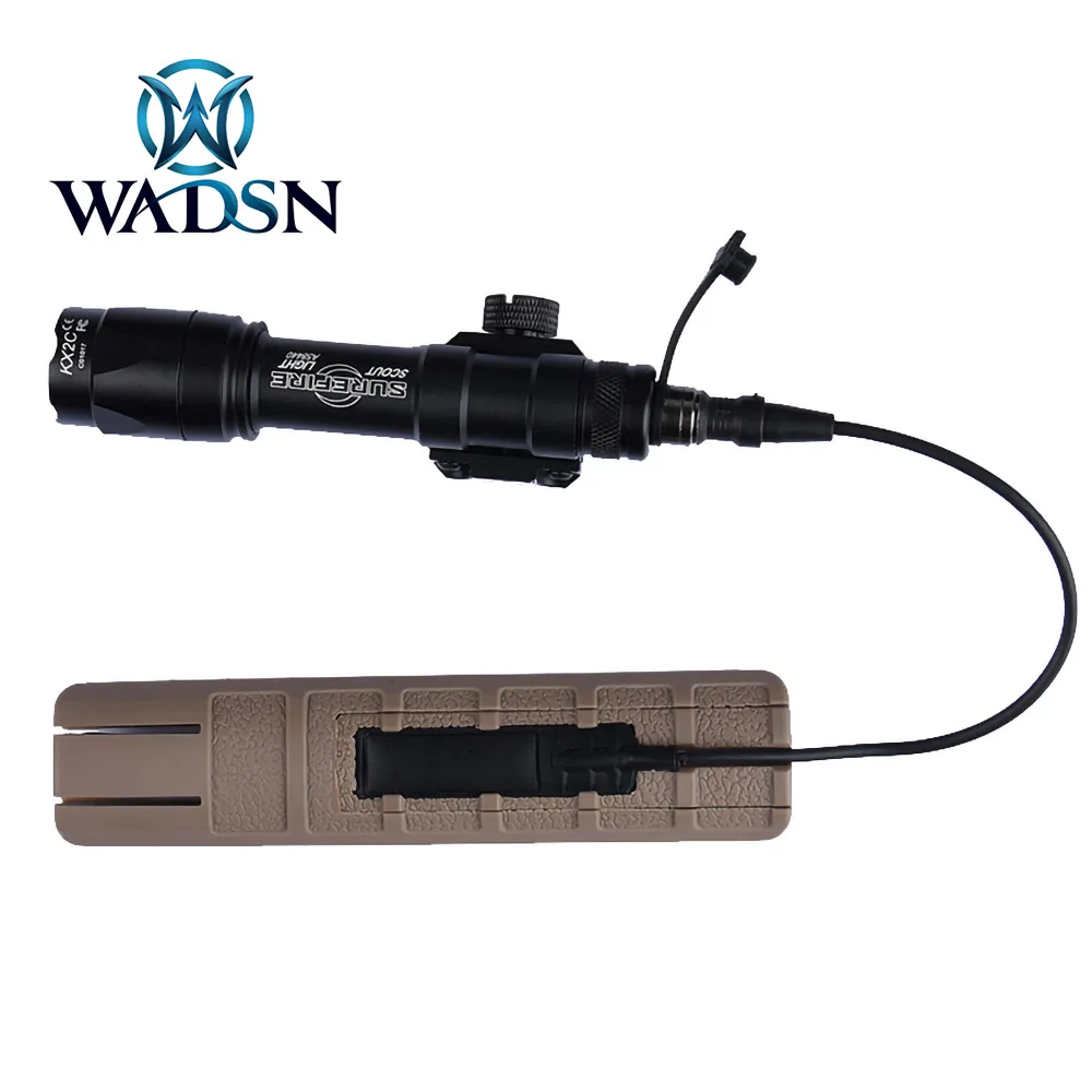 WADSN Taktično TD Brazgotina Železniškega pokrijemo S Pocket Fit PEQ Svetilka Lov Handguard Železniškega Ploščo Kit Picatinny Železniškega Pištolo Dodatki