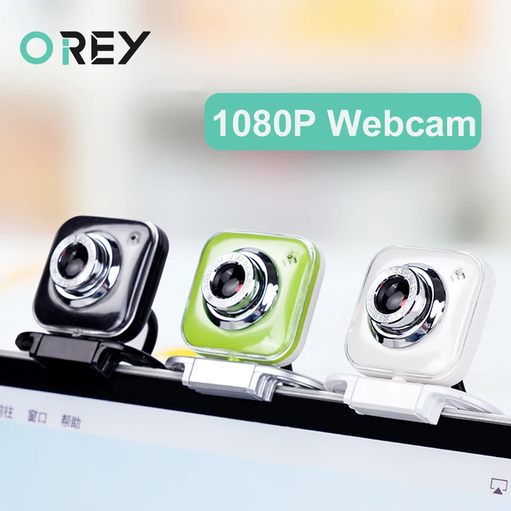 Webcam 1080P Full HD Web Kamera Z Mikrofonom USB Kamere Web Cam Za PC Računalnik Mac Laptop YouTube, Skype Video Snemanje Dela