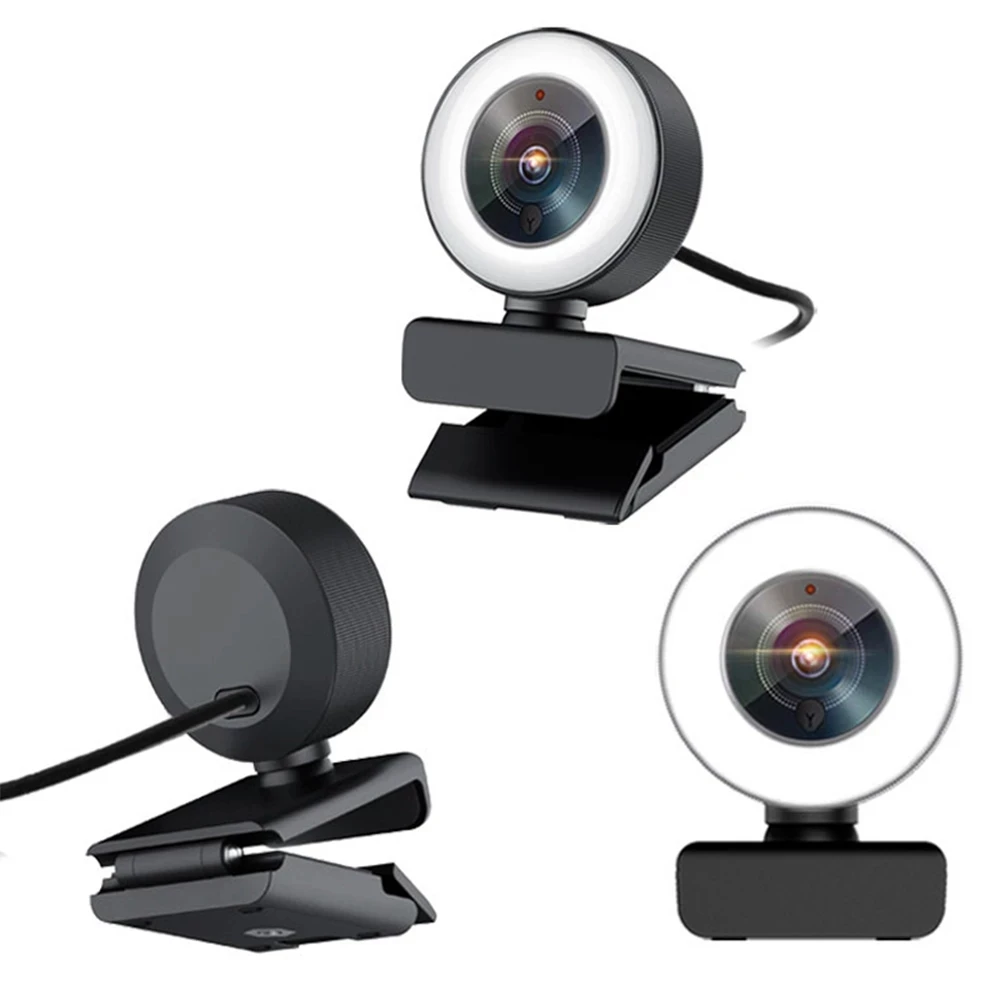 Webcam 2K Samodejnega Ostrenja s Mikrofon PC Kamera Webcam Polni 1080p HD Web Kamera za Računalnik PC, Skype OBS Pare Spletna Kamera