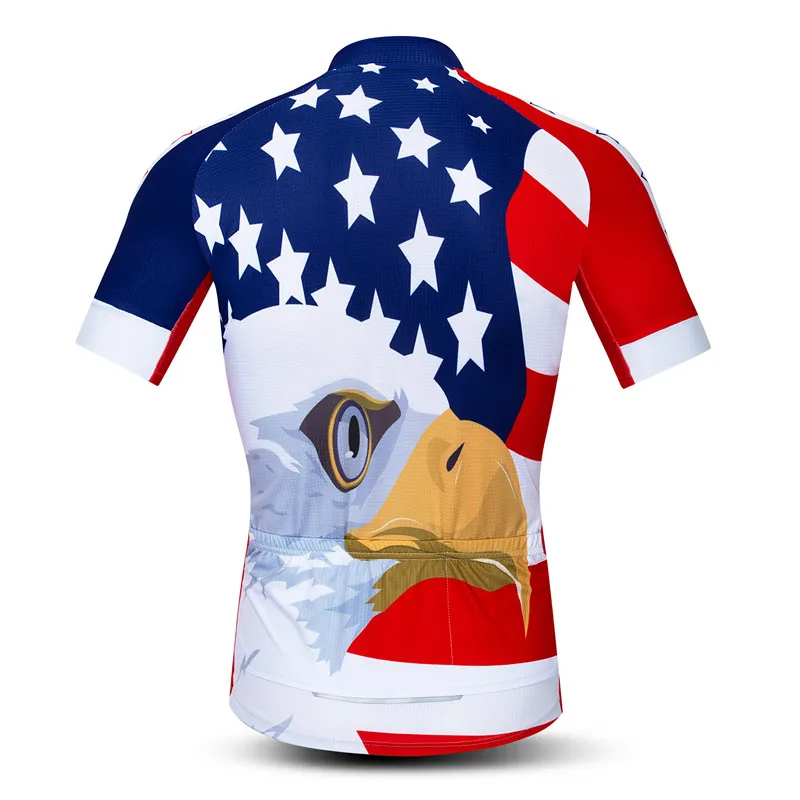Weimostar ZDA Ekipa Kolesarjenje Jersey Majica Moški Poletje Šport Kolesa, Kolesarska Oblačila Maillot Ciclismo Quick Dry Pro mtb Kolo Jersey