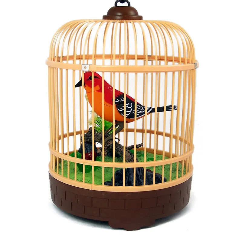 West vitez električni akustični ptica podjetje 】 【 simulacije kletki ptič ulični prodajalec izdelek oskrbe vroče slog gospodinjski predmeti