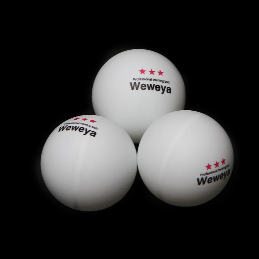 Weweya 100 Kos 3-Star 40 mm 2.8 g Namizni Tenis Žoge Ping pong Žogo Bela Oranžna Pingpong Žogica Amaterski Napredno Usposabljanje Žogo