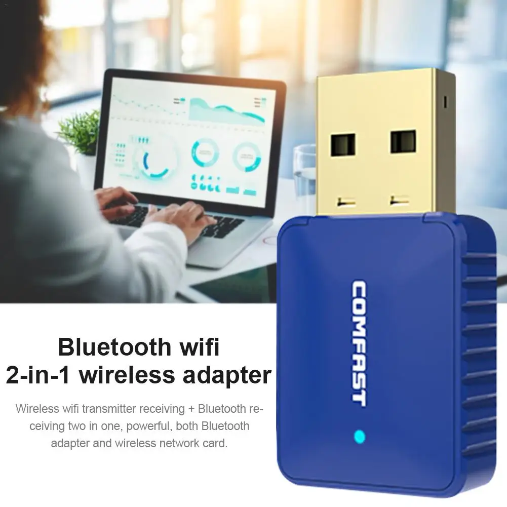 WiFi Adapter Bluetooth 4.2 USB Wifi Comfast Bluetooth, Wi-Fi Adapter za Brezžično Omrežje Sprejemnik Za RAČUNALNIK Prenosni Računalnik