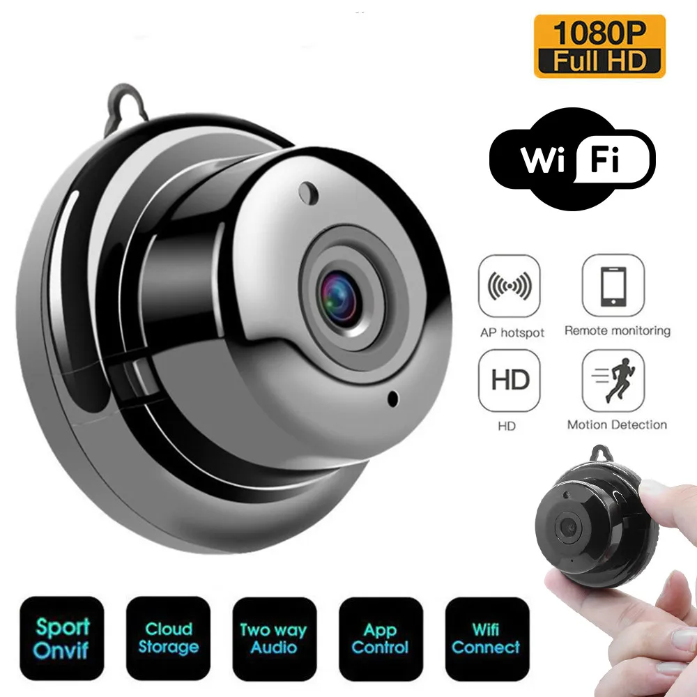 Wifi IP Kamera HD 1080P Brezžična Notranja Kamera Night Vision Dva Načina Odkrivanja Baby Monitor V380 Audio Home Security z Nosilcem
