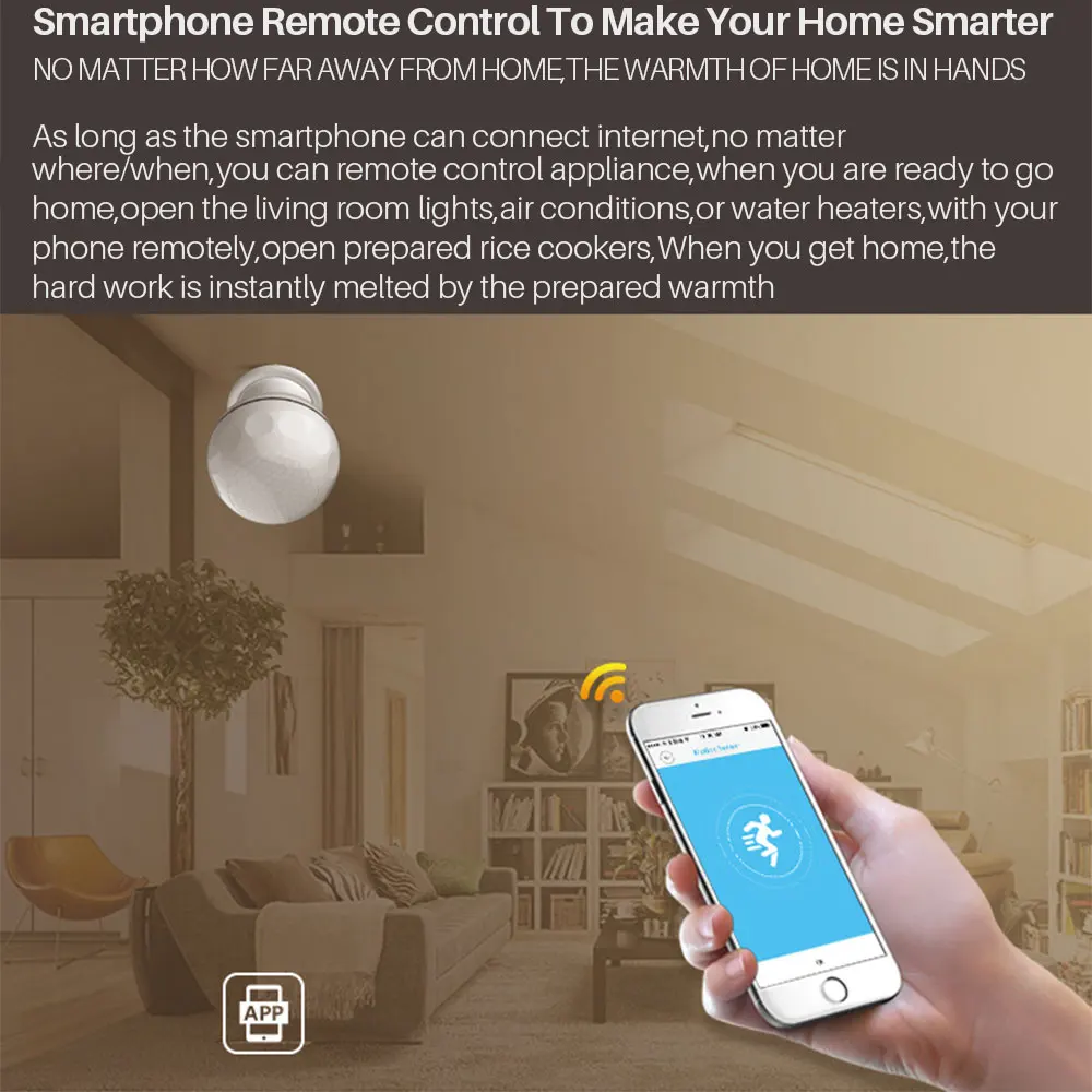 WiFi PIR Senzor Gibanja, Alarm Detektor Home Security Smart Življenje APP Nadzor Obvestilo Podporo Tuya Smart