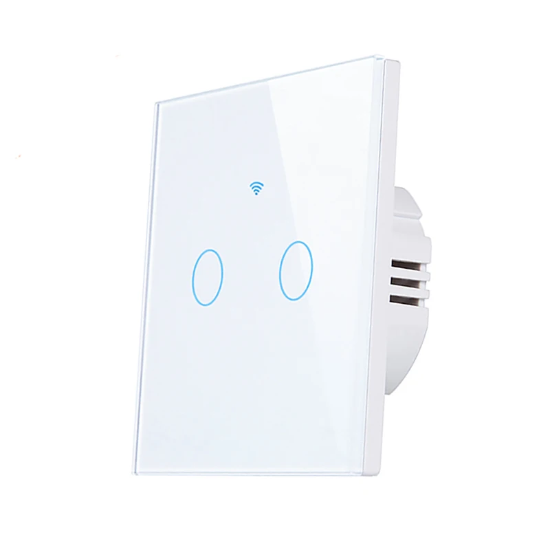 WIFI smart dotik stikala za luč APP daljinski upravljalnik podpira Alexa glasovni nadzor EU standard AC 110V-240V 1/2/3/4gang stikala Steno