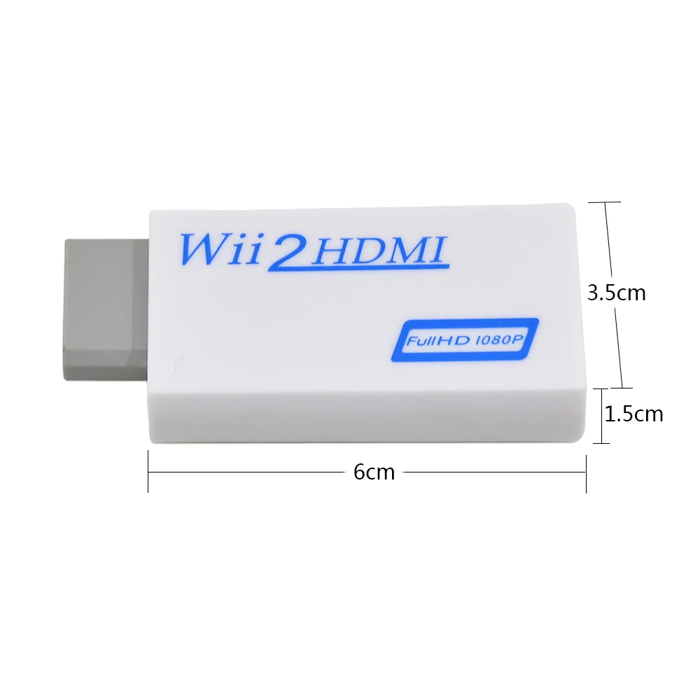 Wii2HDMI Adapter Izvirni Paket Full HD 1080P 720P HDTV Monitor Zaslon Za Wii, da HDMI Pretvornik 3.5 mm Audio Video Izhod