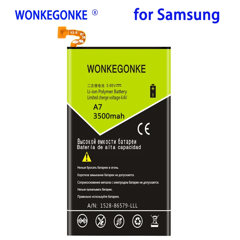 WONKEGONKE 3500mah EB-BA700ABE Za Samsung Galaxy A7 SM-A700F SM-A700FD SM-A700S SM-A700L SM-A700 baterije
