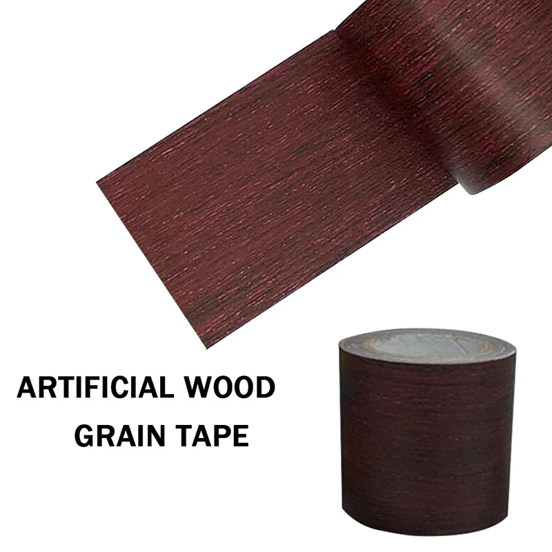 Woodgrain Popravila, Lepilni Obliž Teksturo Lesa Pohištvo Lepilni Trak, Močno Lepljivosti Nepremočljiva DC112
