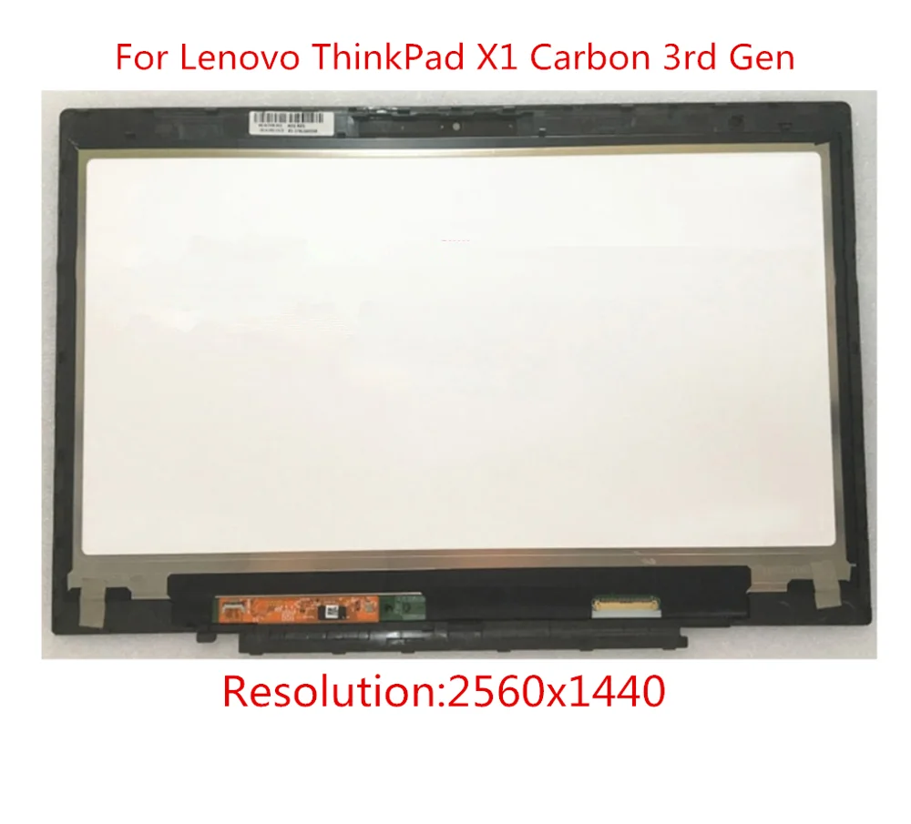 WQHD LCD-Zaslon, Zaslon na Dotik, Računalnike Skupščine LP140QH1-SPA2 Za Lenovo ThinkPad X1 Carbon 3. Gen 20BS 20BT Laptop 00HN827