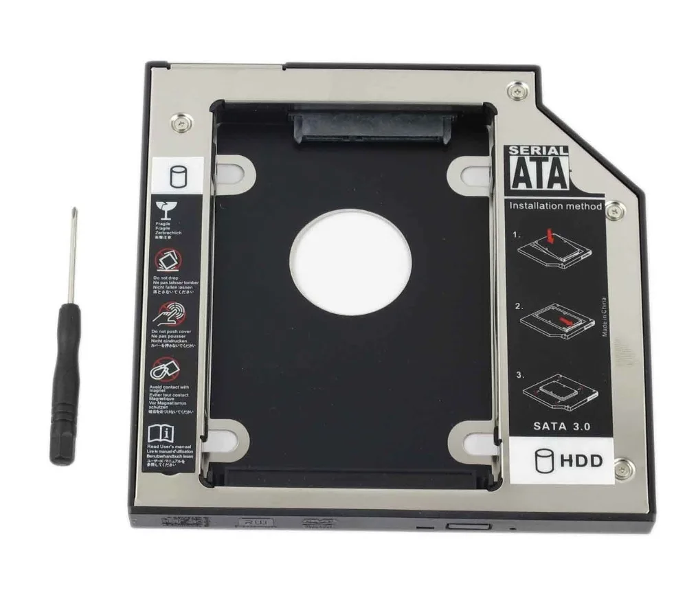 WZSM debelo Nove 12,7 mm 2. SATA Trdi Disk HDD Caddy Za Lenovo G450 B450 Z460 Z465