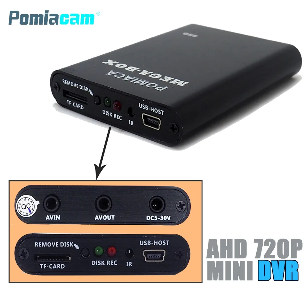 X-box super mini HD AHD video snemalnik DVR za AHD fotoaparat CVBS fotoaparat, DVR snemalnik Mikro-Miniaturne Video Snemalnik