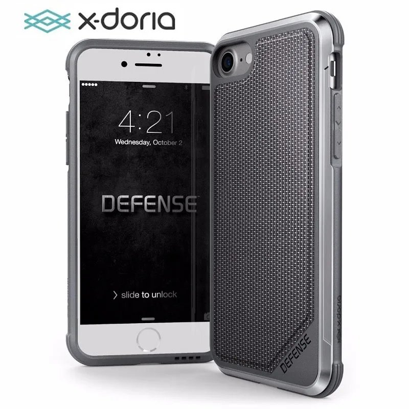 X-Doria Primeru Telefon Za iPhone SE 7 8 Plus Obramba Lux Vojaški Razred Spusti Preizkušen Zaščitna Primeru Kritje Za iPhone 7 8 Plus Coque