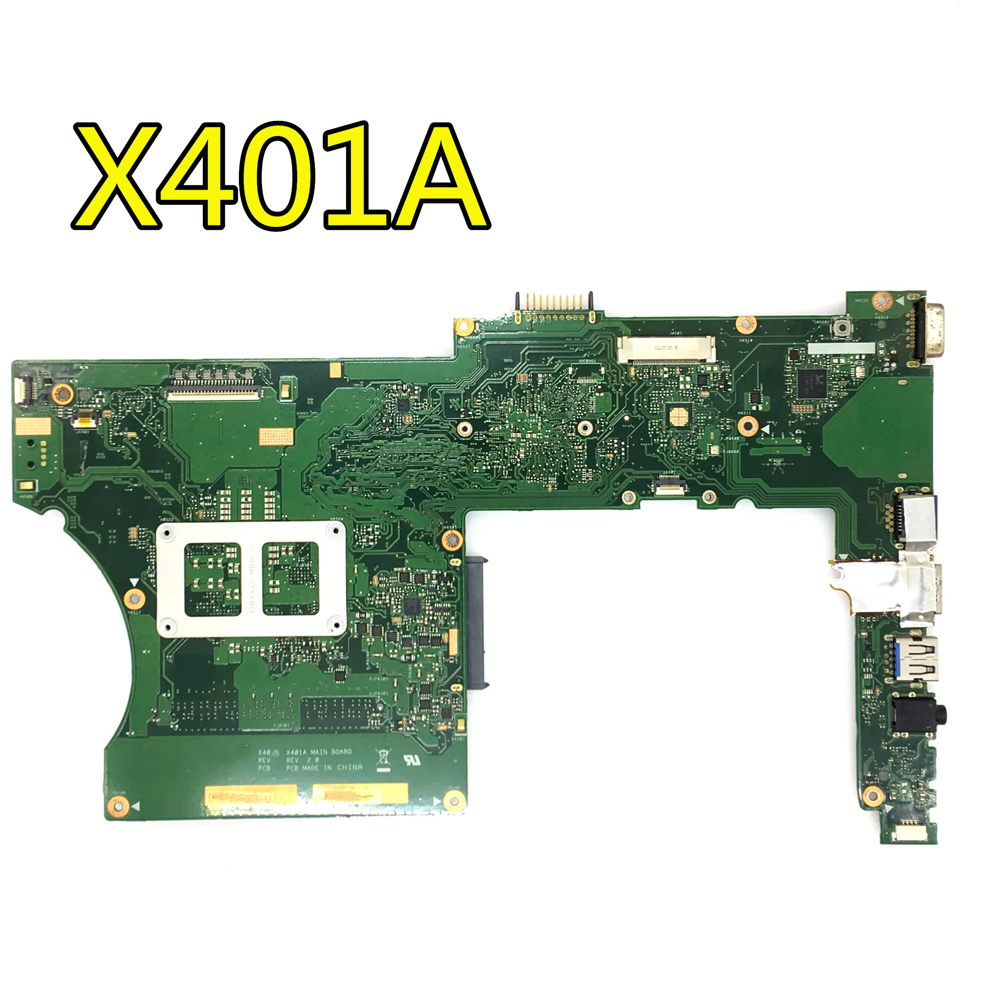 X401A Motherboard HM76 HM70 REV 2.0 RAM Za ASUS X401A F401A X501A X301A prenosni računalnik z Matično ploščo X401A Mainboard X401A Motherboard