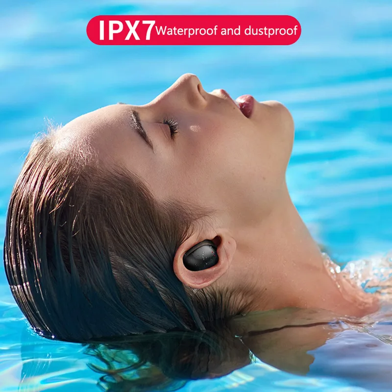 X7 Brezžične Slušalke TWS Bluetooth 5.0 IPX7 Nepremočljiva z Mic 2200mAh Polnjenje Box Zaslon 6D Stereo Hi-fi Brezžični Čepkov