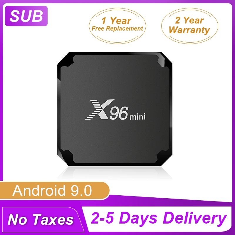 X96 Mini TV BOX Android 9.0 Amlogic S905W Quad-Core Full HD 1080P 1G8G 2G16G 2.4 G Brezžični 4K Media Player X96 TV BOX Mini X96