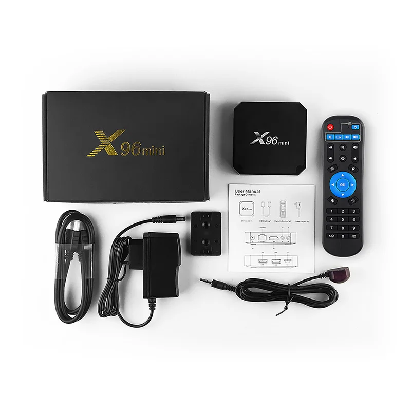 X96mini Android TV box QHD Smart TV box 1G8G 2G16G Android 9.0 2.4 G wifi 4K Podporo QHD UHD X96Mini Android TV sprejemnik