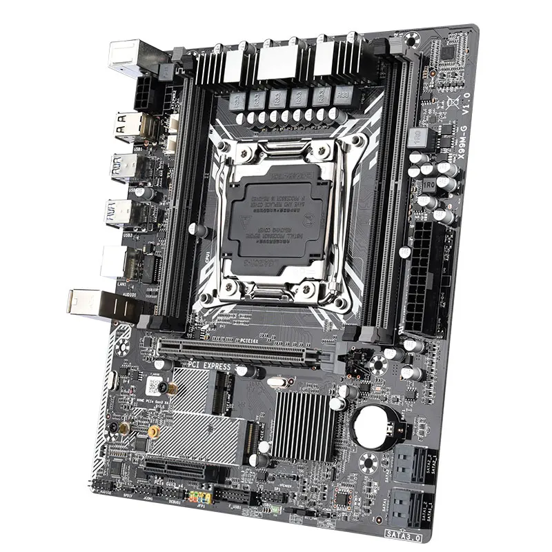X99M-G motherboard Podpira Xeon E5 V3 V4 LGA2011-3 CPU DDR4 RAM NVME SSD M. 2 SATA 3.0 USB3.0 PCIE 16X E52620V3 2678V3 2650V3cpu