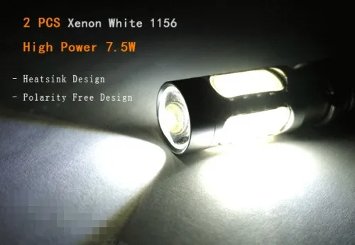 Xenon Bela 1156 BA15S P21W COB 7,5 W RV Backup Povratne LED Luči za Meglo Zavore žarnice Obrnite Signalna luč 1141 1003 631