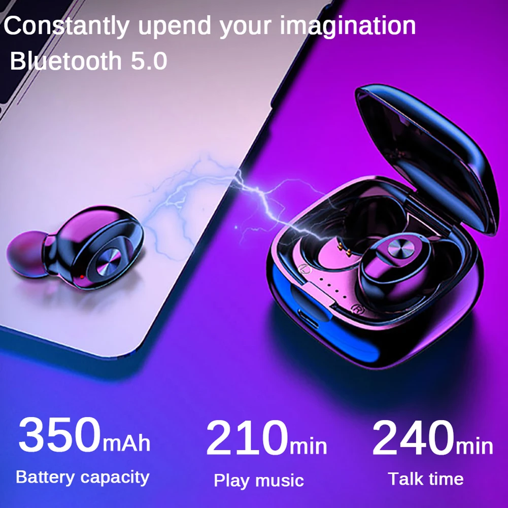 XG12 TWS Bluetooth 5.0 Slušalke Stereo Brezžična Čepkov HI-fi Zvok Sport Slušalke za Prostoročno Gaming Slušalke z Mikrofon za Telefon