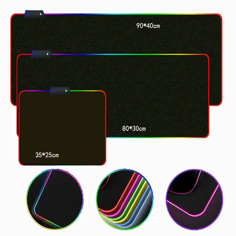 XGZ Seksi Dekle Rit RGB Velike Gaming Mouse Pad Igralec Led Računalnik pad Big Mat, z Osvetlitev Tipkovnice Mizo