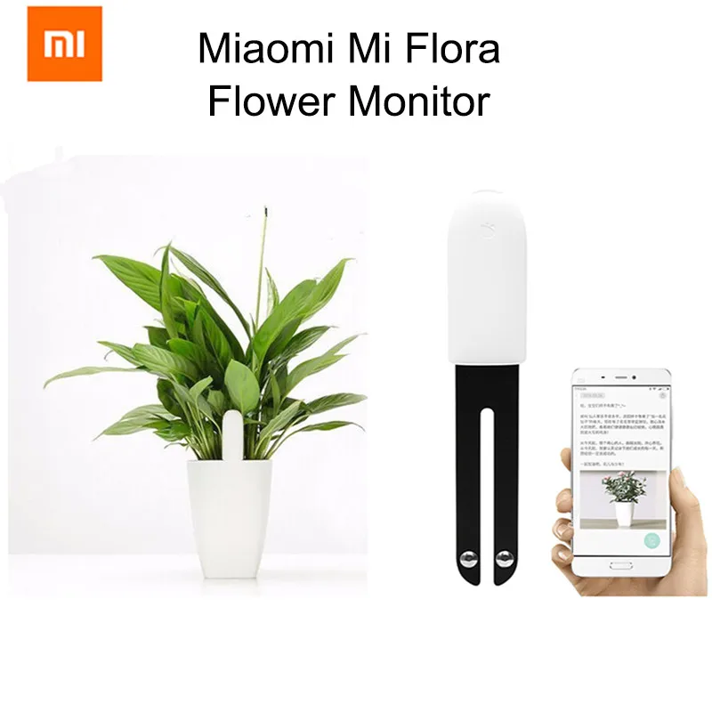 Xiaomi Mi Flora Monitor Flora Smart Cvet detektor Digitalni Rastlin, Trave, Rože Nego Tal, Vode, Svetlobe Smart Tester Senzor