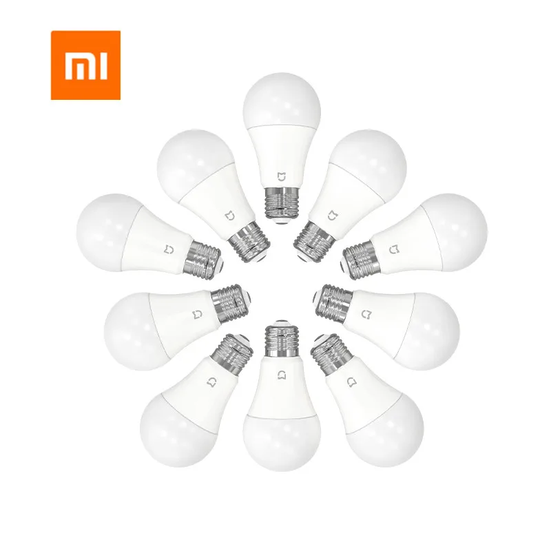 Xiaomi Mijia E27 Smart LED Žarnica 5W 2700-6500K Dvojno Barvo bluetooth Očesa Različica Glasovni Nadzor Lučka AC220V