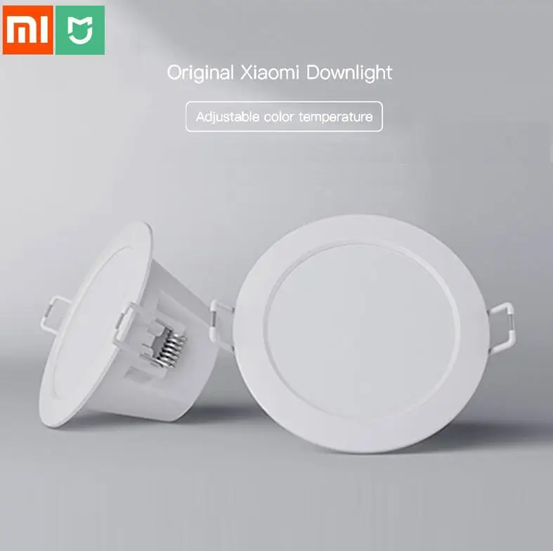 Xiaomi Mijia Smart Downlight Nastavljiv Barvni Stropne Svetilke zatemnitev Bela Topla svetloba WIFI za Moj Dom Aplikacijo Smart Remote Control