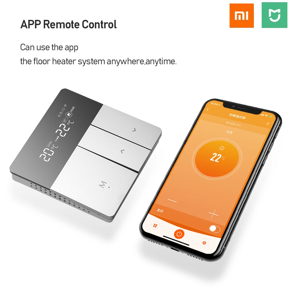 Xiaomi Mijia Smart WiFi Termostat Temperaturni Regulator za Vodo, Električni Samostoječi Plinski Kotel za Ogrevanje Nadzor MOJ Dom APP