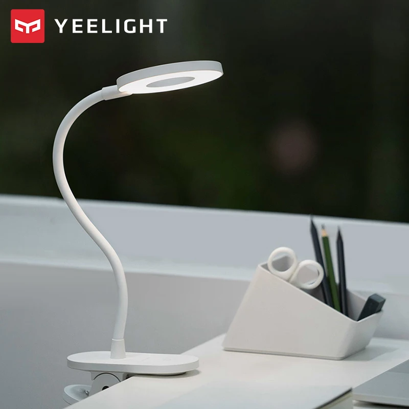 Xiaomi Yeelight LED Namizna Svetilka Clip-On Noč Svetlobe USB Polnilne 5W 360 Stopinj Nastavljiv Zatemnitev luči Za Branje Spalnica