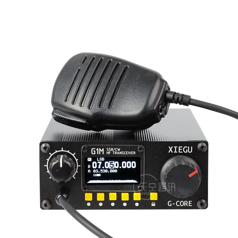 XIEGU G1M G-Core SDR SSB/CW/AM 0.5-30MHz Moblie SDR Radio HF / Oddajnik Ham Radio QRP