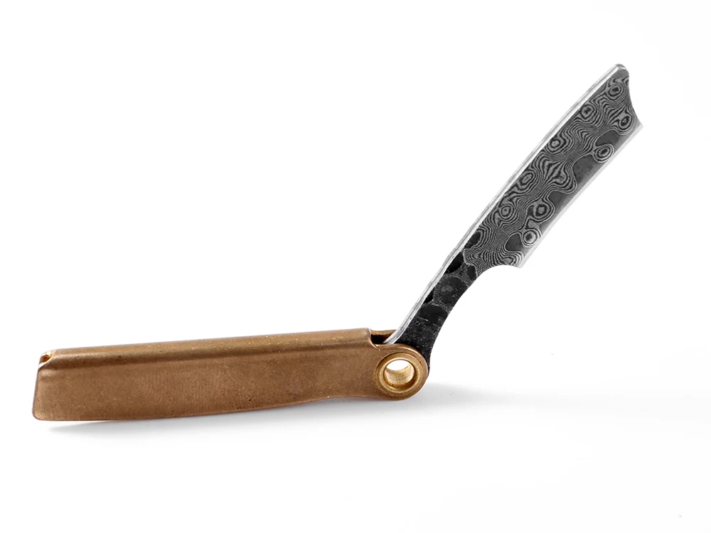 XITUO Damask Jekla Odrezanje Nož Mini Britev Večfunkcijsko Prenosnih Obesek Keychain Folding Nož Kuhinja na Prostem Orodja Darilo
