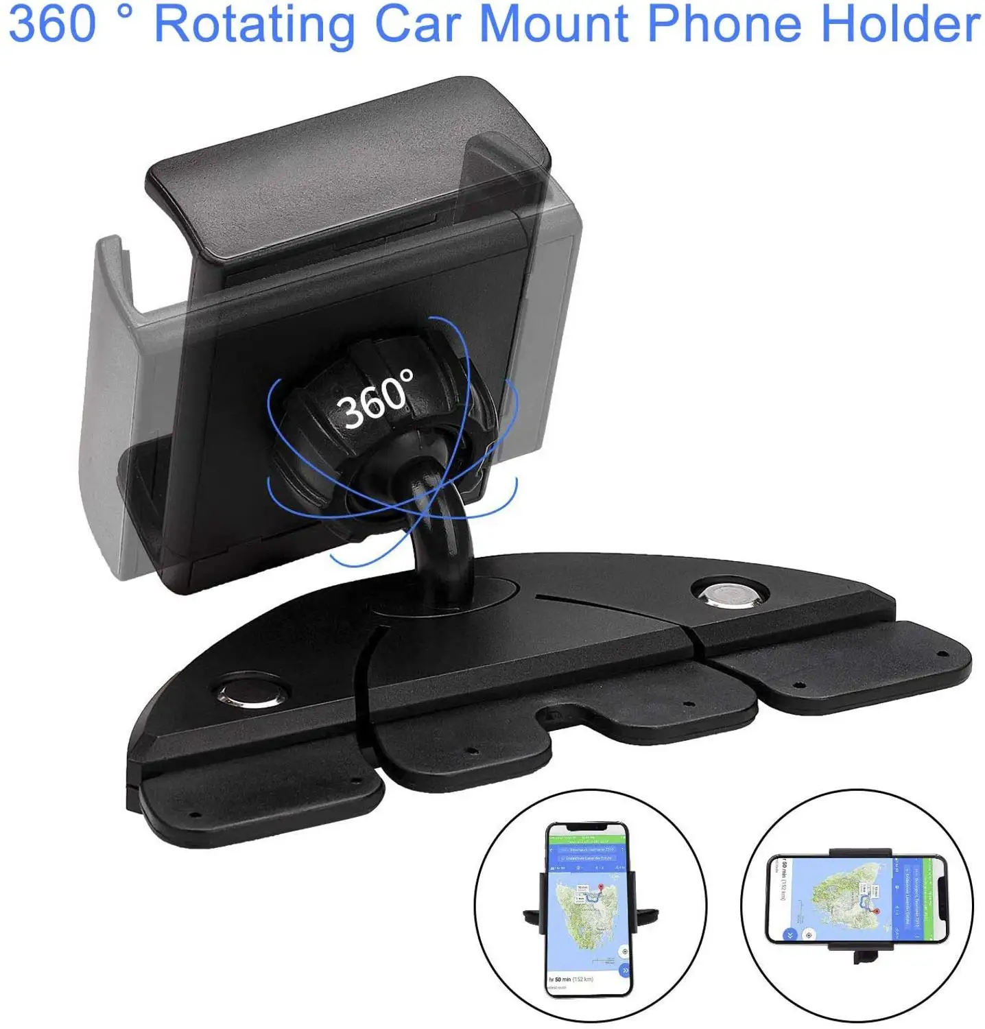 XMXCZKJ CD Držalo za Telefon za Avto Nastavljiv CD Player Reža za Mobilni Telefon Dock za Samsung Galaxy S9